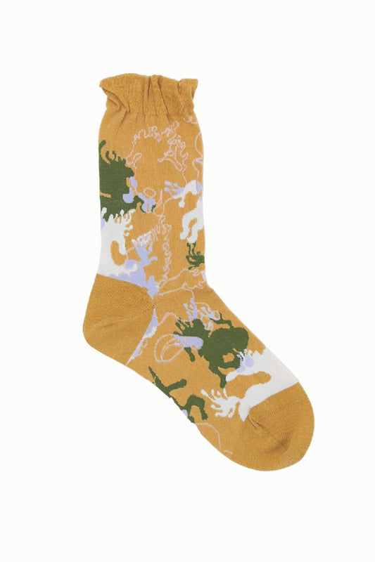 POSIPOSY SOCKS | MAYOIUMA Yellow