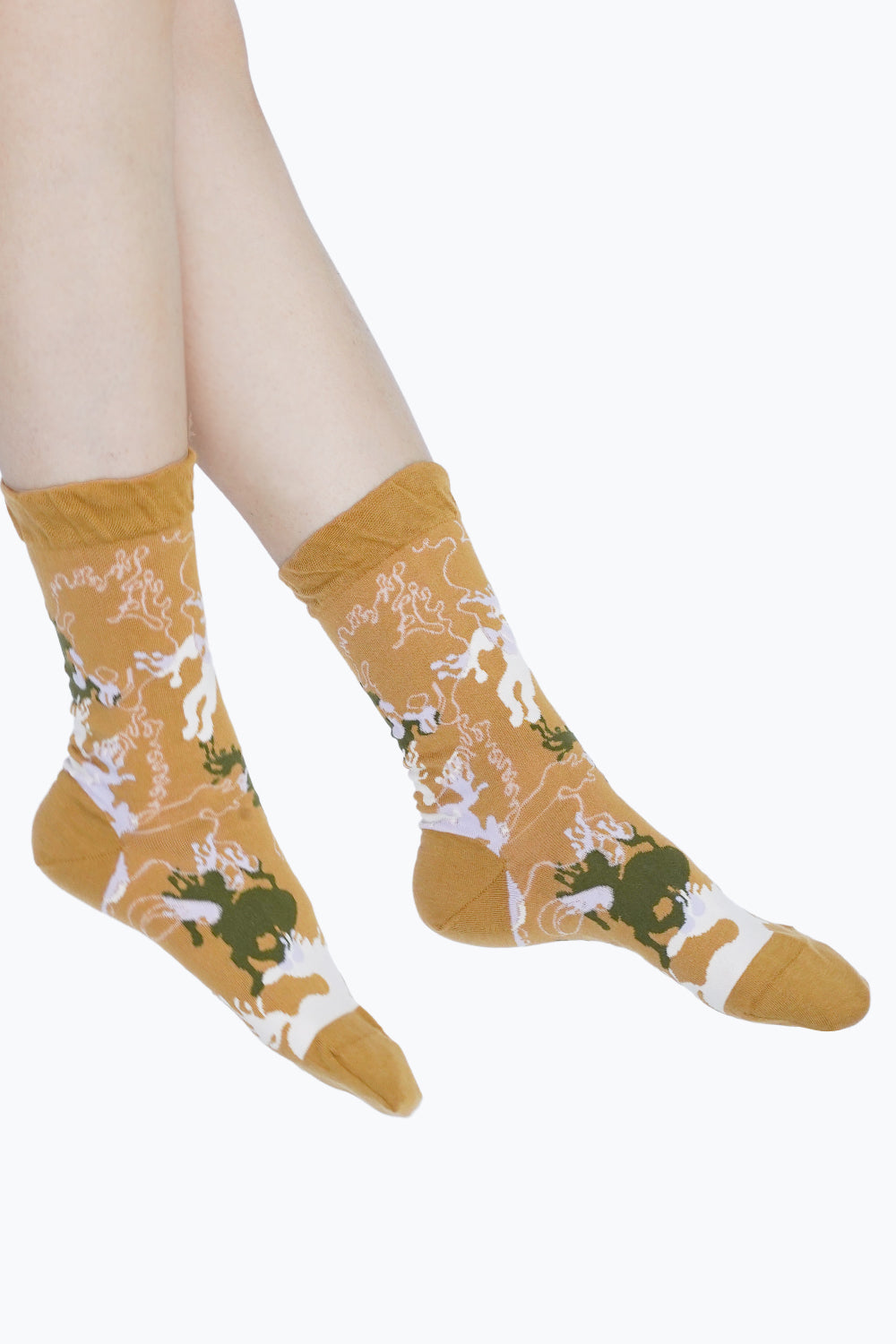 POSIPOSY SOCKS | MAYOIUMA Yellow