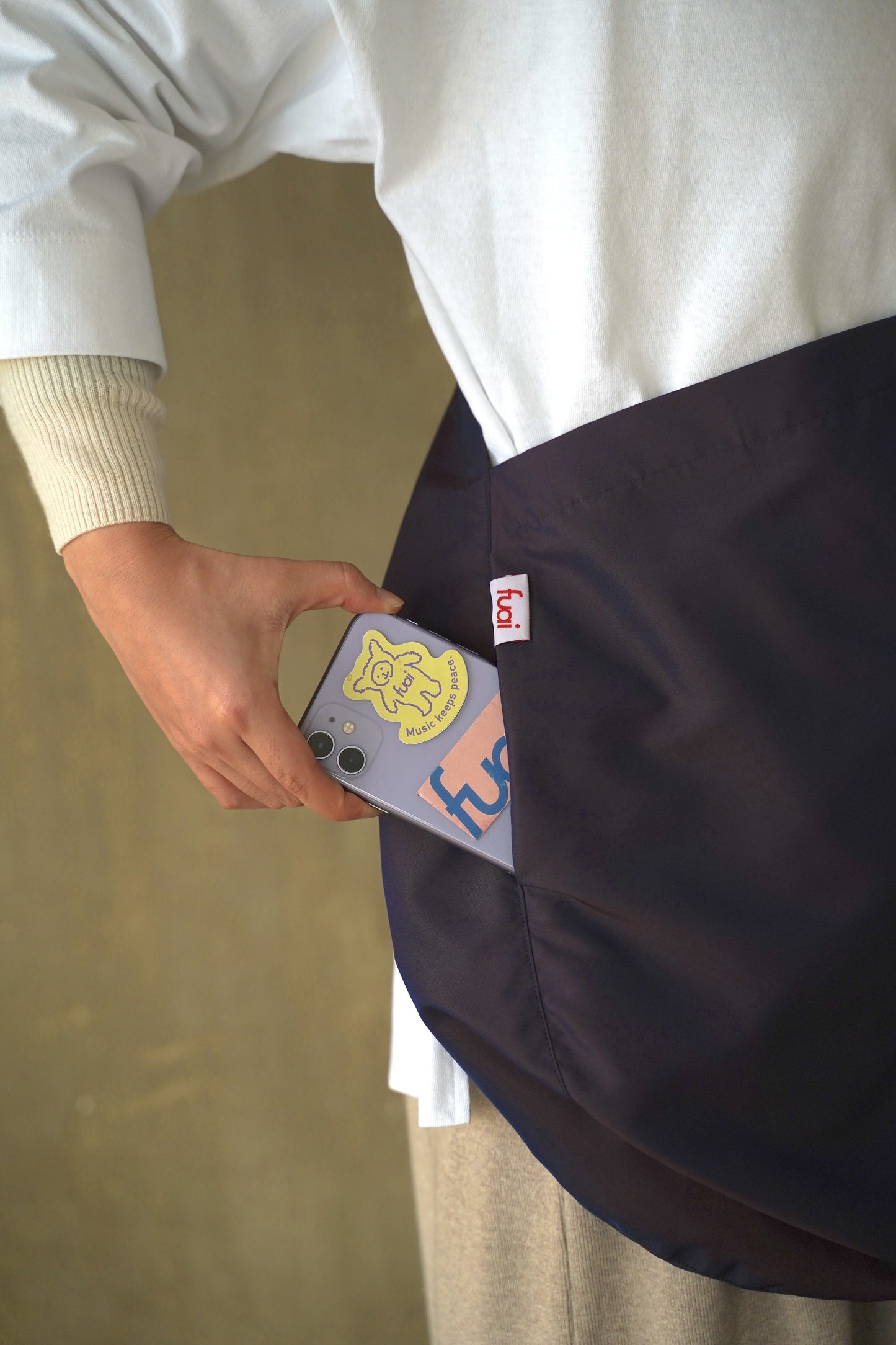 loop bag / chambray orange