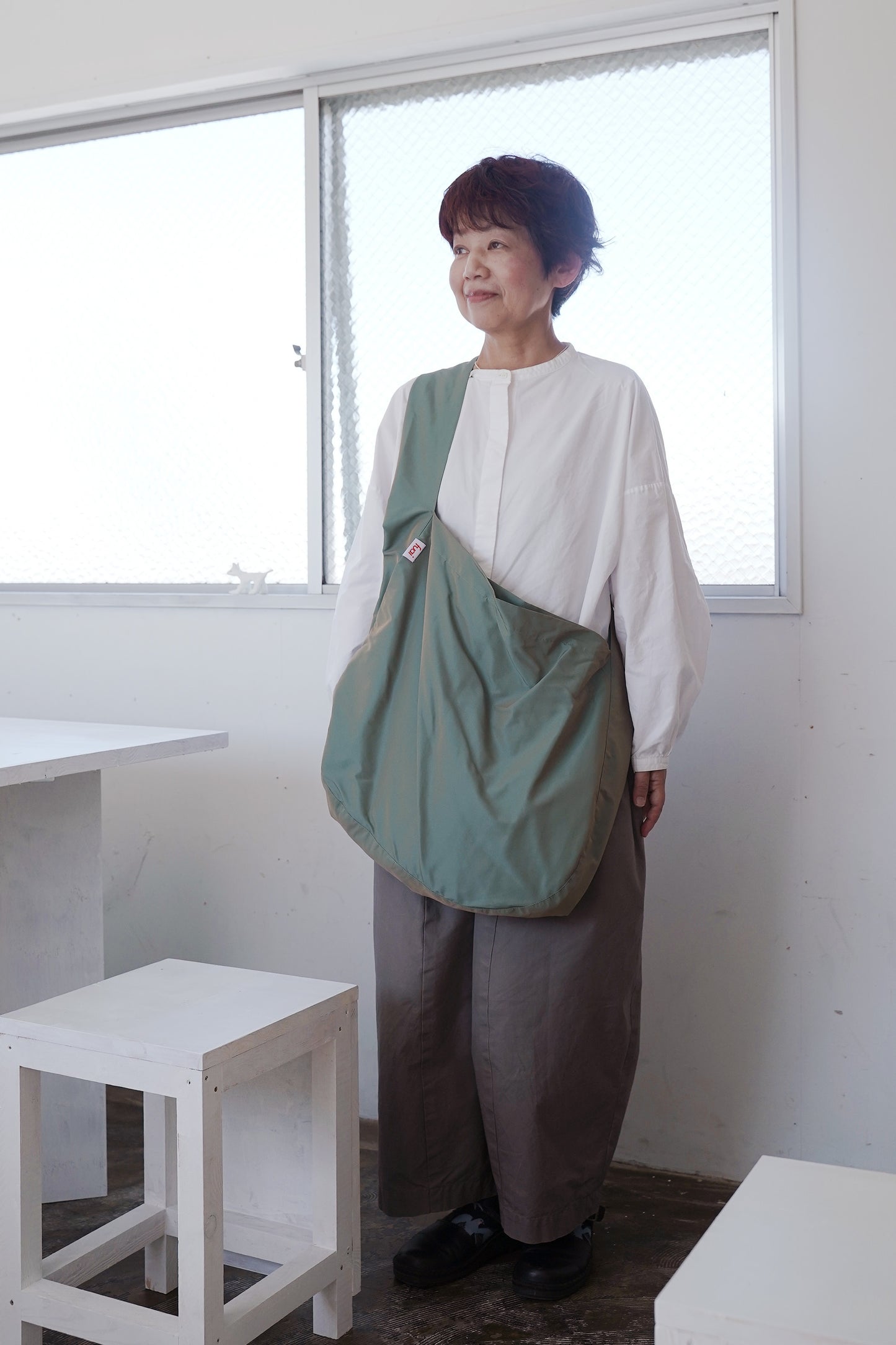 loop bag / chambray green