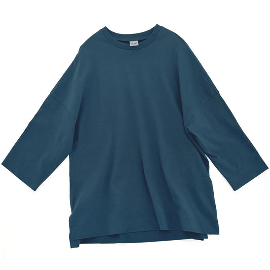 fuai T-shirt / blue grey