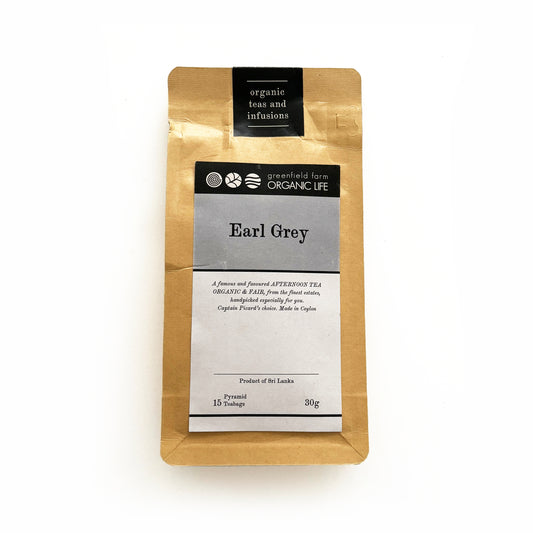 organic tea / Earl grey