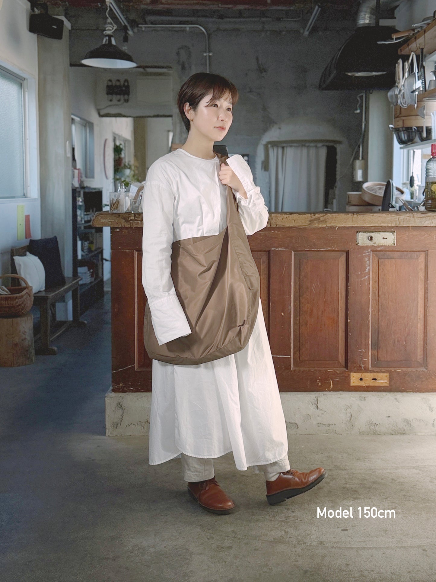 【予約】loop bag / brown ＊2月上旬発送予定