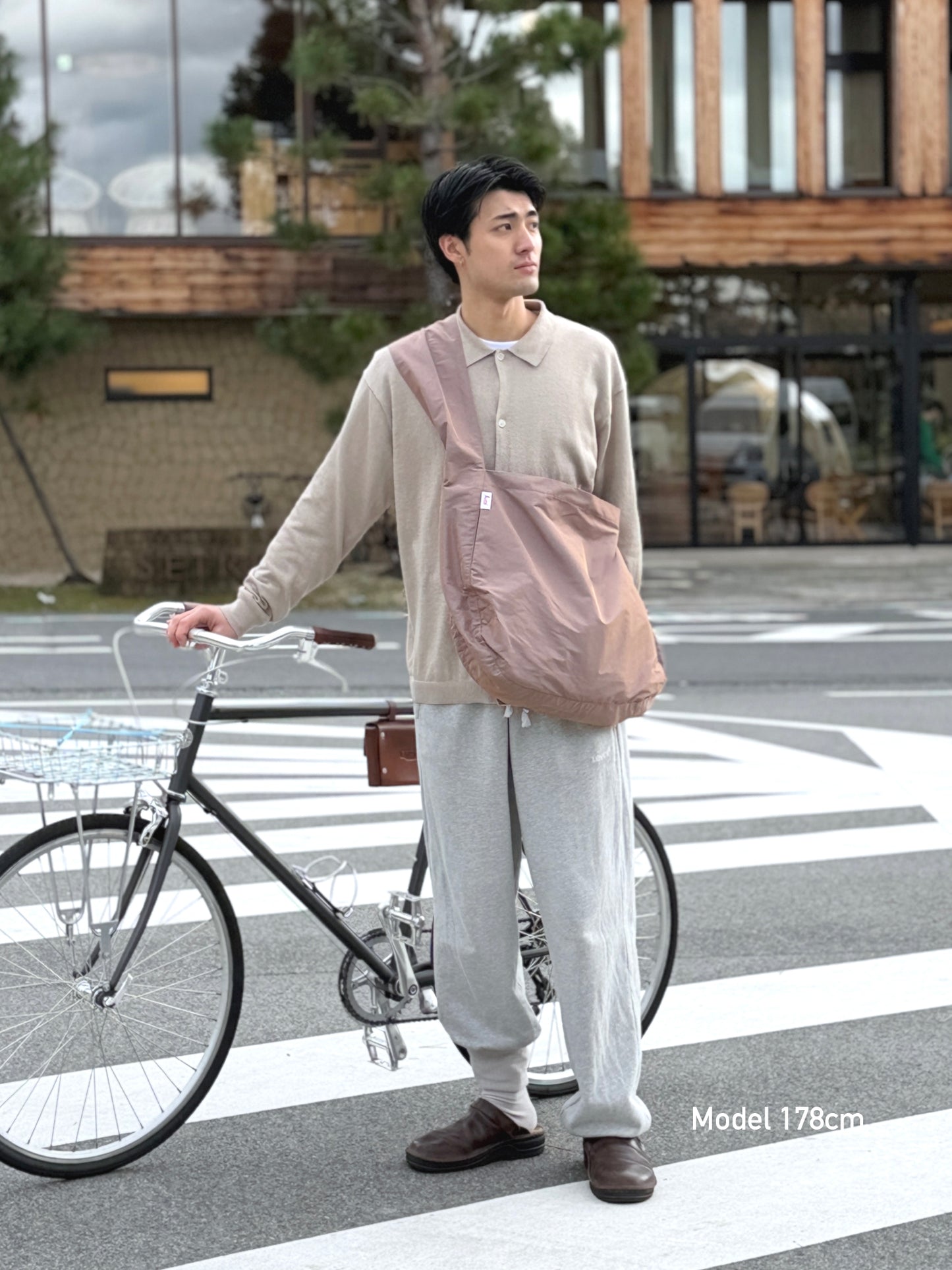 loop bag / mauve pink