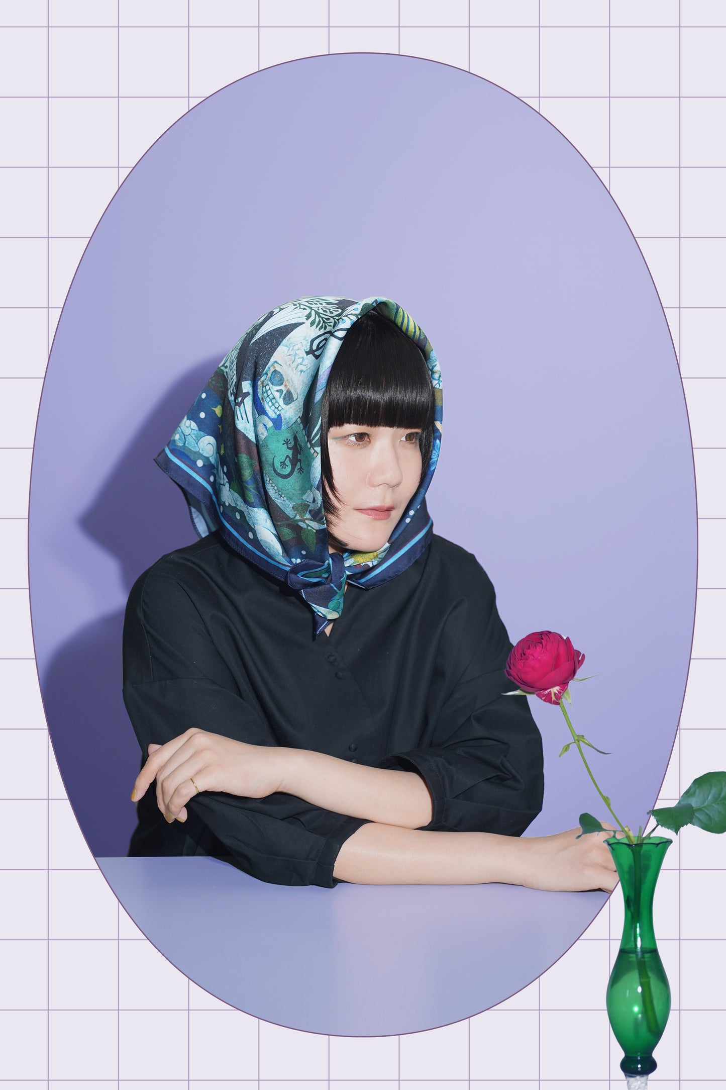 POSIPOSY SCARF | POSIPOSY×吉澤嘉代子コラボスカーフ「魔女の部屋」