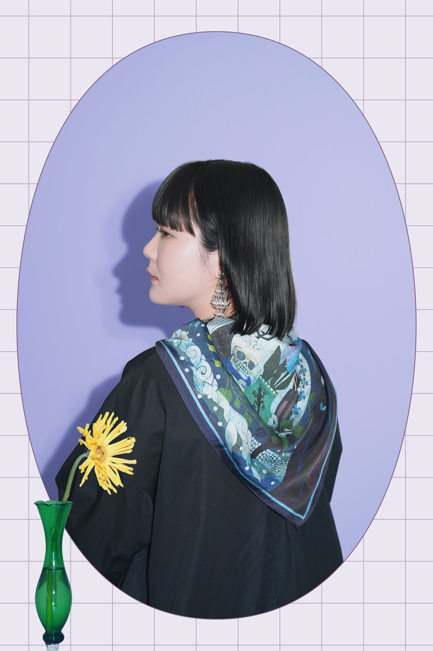 POSIPOSY SCARF | POSIPOSY×吉澤嘉代子コラボスカーフ「魔女の部屋」