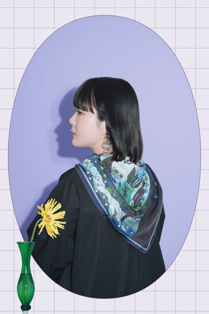 POSIPOSY SCARF | POSIPOSY×吉澤嘉代子コラボスカーフ「魔女の部屋」