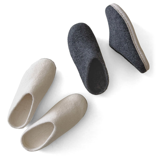 Wool room shoes / 2color