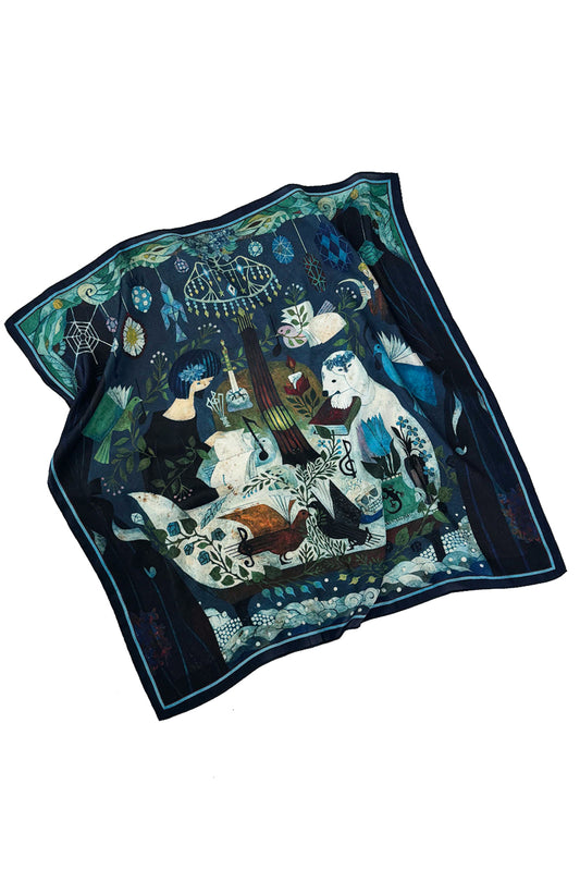 POSIPOSY SCARF | POSIPOSY×吉澤嘉代子コラボスカーフ「魔女の部屋」