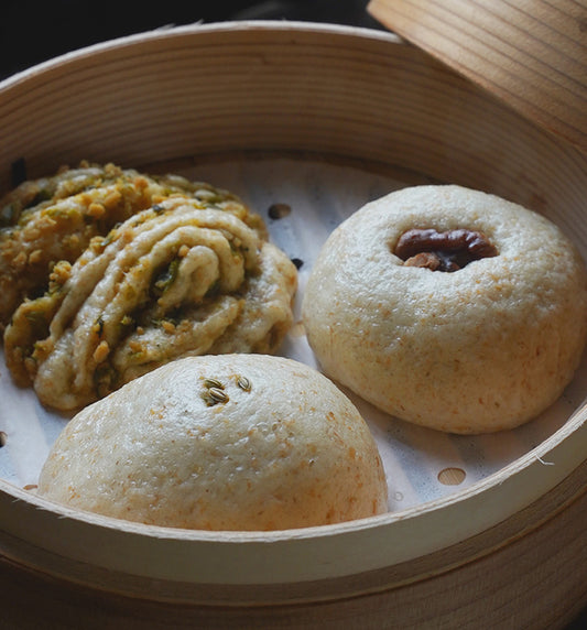 Flavored Baozi Set (4 types, 6 pieces)